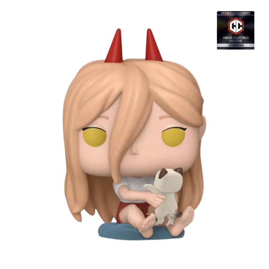 Funko Pop Power with Meowy 1766 Exclusive Chalice - Chainsaw Man A11