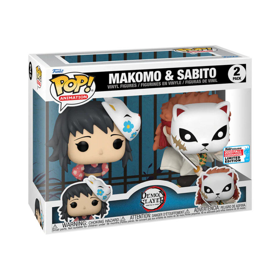 Funko Pop Makomo y Sabito 2 Pack - Demon Slayer A16